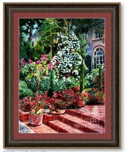 Thank you to an Art Collector from Orlando FL  for buying a framed print of BRICK STEPS